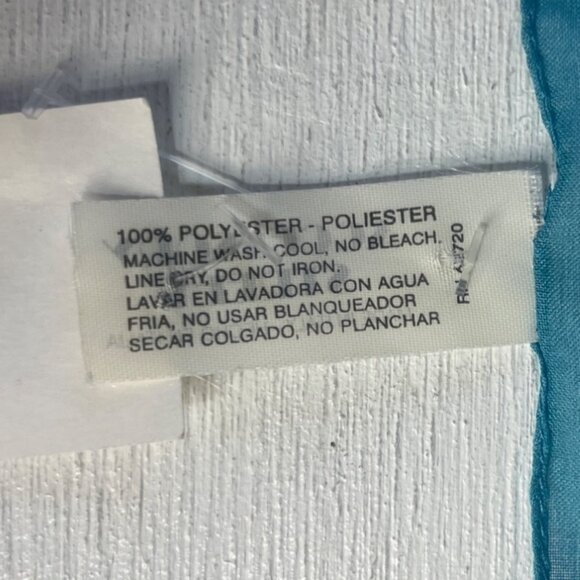 Accessory Street Floral Scarf Blue New Made In Italy Lightweight - Picture 6 of 6